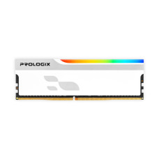 Модуль пам'яті для комп'ютера DDR5 16GB 5600 MHz Onyx White RGB Prologix (PRO16GB5600YWR5)