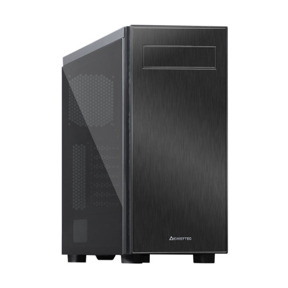 Корпус CHIEFTEC Gaming Hawk AL-02B Tempered Glass Edition, без БЖ, 2xUSB3.1, 1xUSB2.0, VGA 349мм, LCS ready, ATX, чорний