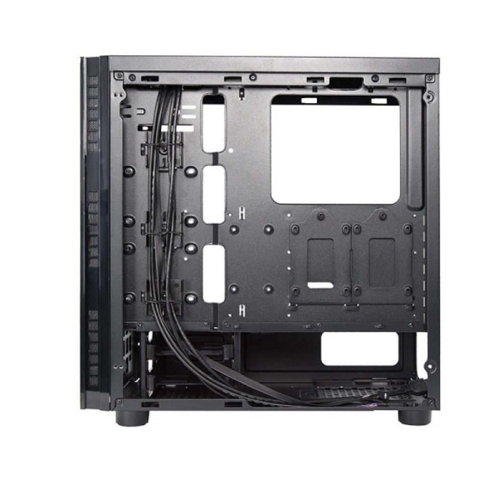 Корпус CHIEFTEC Gaming Hawk AL-02B Tempered Glass Edition, без БЖ, 2xUSB3.1, 1xUSB2.0, VGA 349мм, LCS ready, ATX, чорний