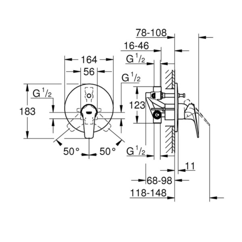 Змішувач Grohe Start Flow (29117000)