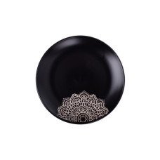 Тарілка Limited Edition Kora 25 см Обідня Чорна (JH5277S-1)