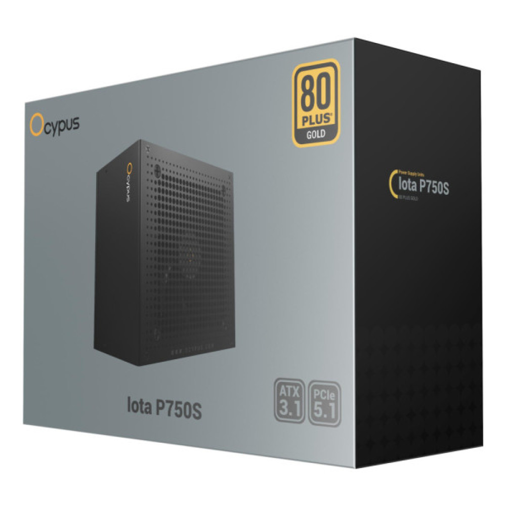 Блок живлення OCYPUS 750W IOTA P750S (IOTA-P750S-GFFBK025X-EU)
