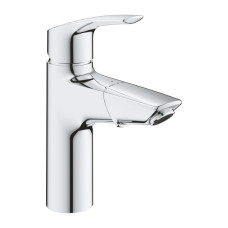 Змішувач для раковини Grohe Eurosmart довж. виливу - 107мм, неповоротний, поворотний, 1 важіль, хром