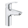 Змішувач для раковини Grohe Eurosmart довж. виливу - 107мм, неповоротний, поворотний, 1 важіль, хром