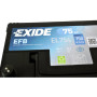 Акумулятор автомобільний EXIDE START-STOP EFB 75Ah ASIA Ев (-/+) (750EN) (EL754) Акумулятор автомобільний EXIDE START-STOP EFB 75Ah ASIA Ев (-/+) (750EN) (EL754)