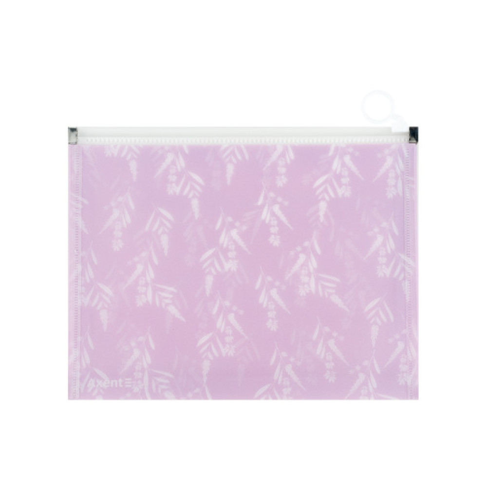 Папка на блискавці Axent zip-lock А5 Lavender-3 (1498-38-A)