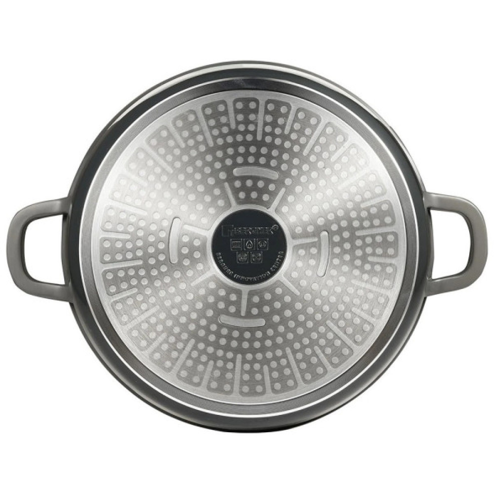 Каструля Bergner Excalibur з кришкою Сіра 2,2 л (BG-36100-GY)