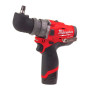 Шуруповерт Milwaukee M12 FPDXKIT-202X, 44Нм, 2x2Аг, 2 насадки, кейс (4933464138)