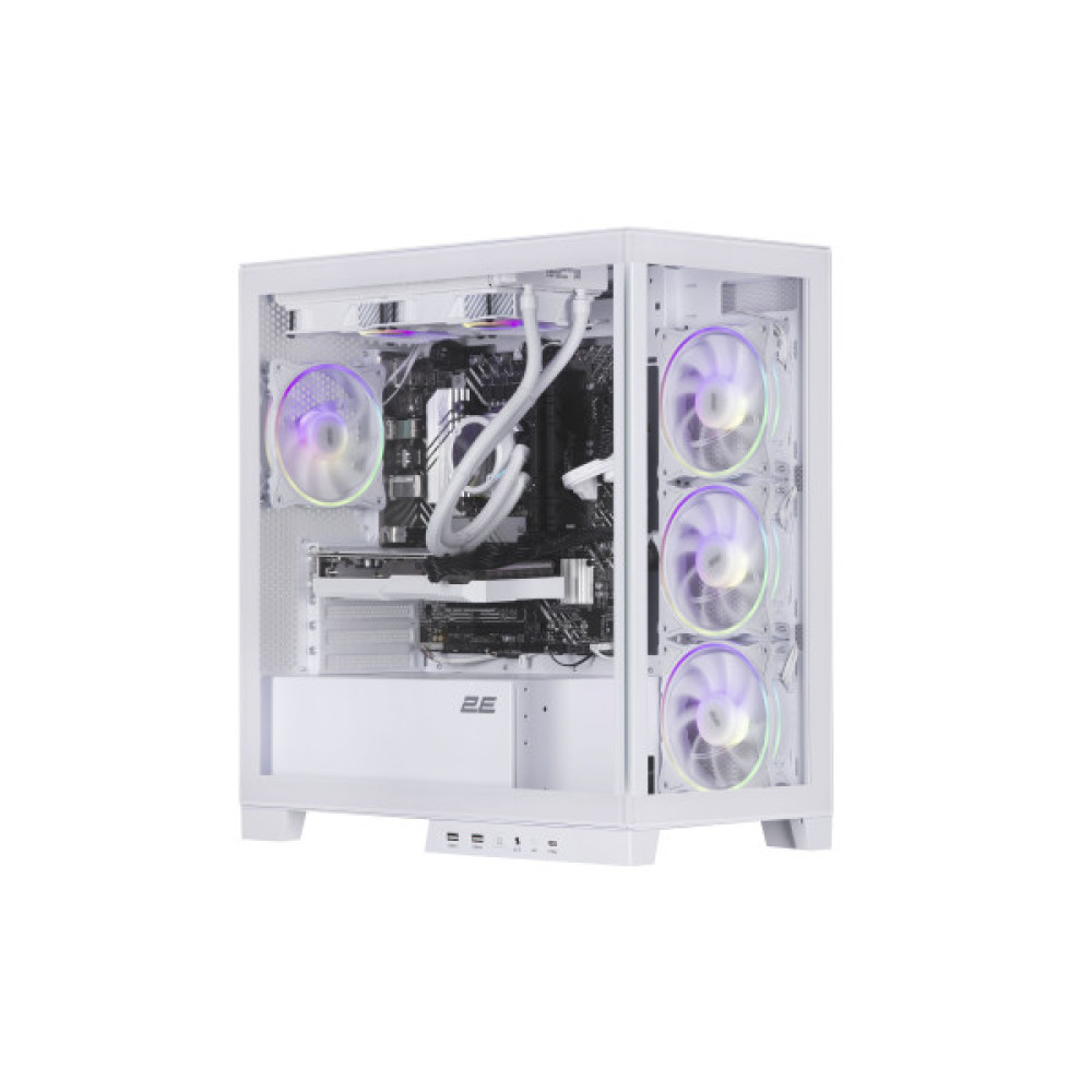 Комп’ютер персональний 2E Decimal  Intel i7-13700F, 32Gb, F1TB+F1TB, NVD3060-12, B660, 2E-GK701W, 650W, FreeDos