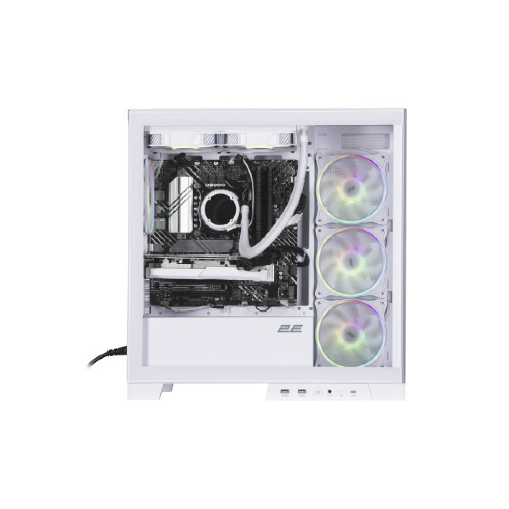 Комп’ютер персональний 2E Decimal  Intel i7-13700F, 32Gb, F1TB+F1TB, NVD3060-12, B660, 2E-GK701W, 650W, FreeDos