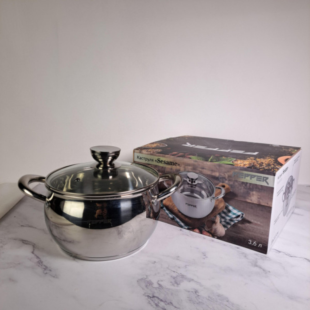 Каструля Pepper Sesame 6,1 л (PR-1202-24)
