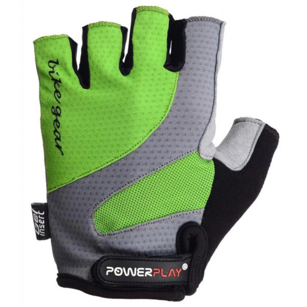 Велорукавиці PowerPlay 5004 Green L (5004C_L_Green)