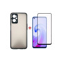 Чохол до мобільного телефона Dengos Kit for OPPO A76 case + glass (Black) (DG-KM-37) Чохол до мобільного телефона Dengos Kit for OPPO A76 case + glass (Black) (DG-KM-37)