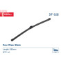 Щітка склоочисника Denso DF-326 Щітка склоочисника Denso DF-326