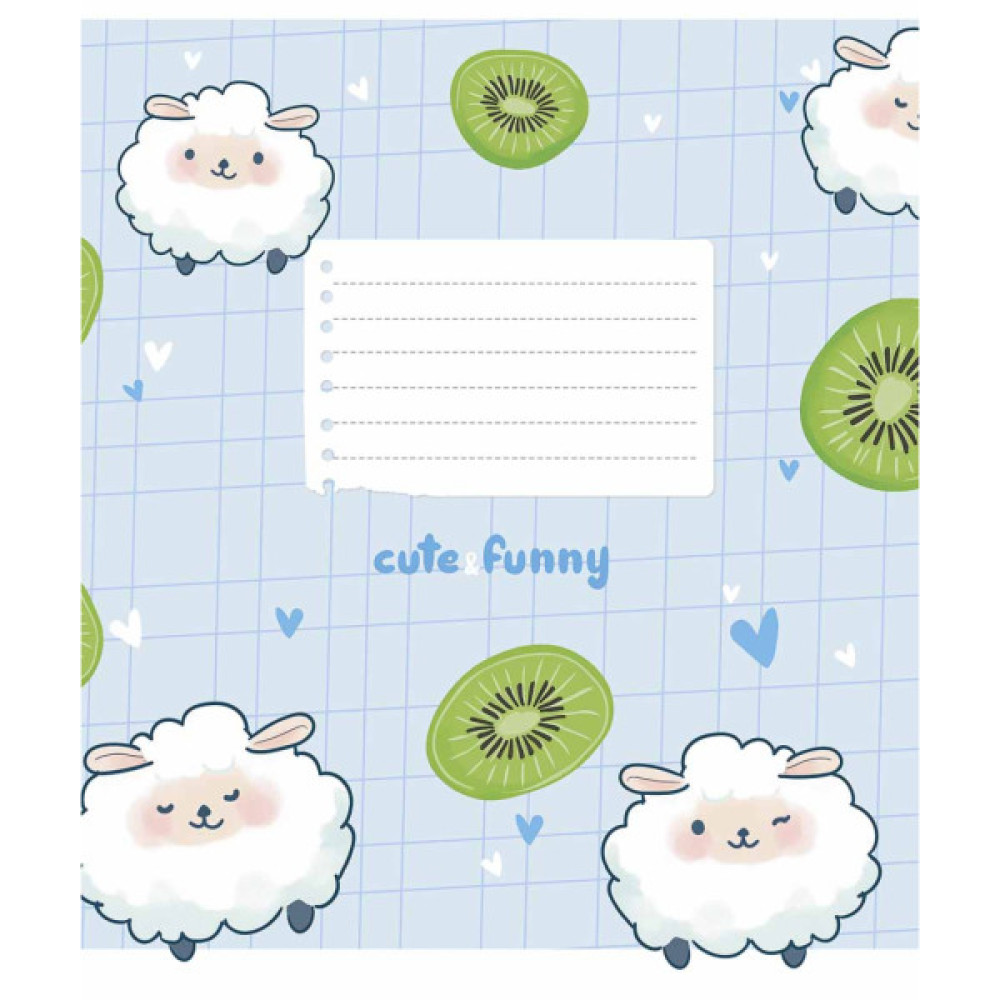 Зошит Школярик 12 аркушів лінія (012-3549L)