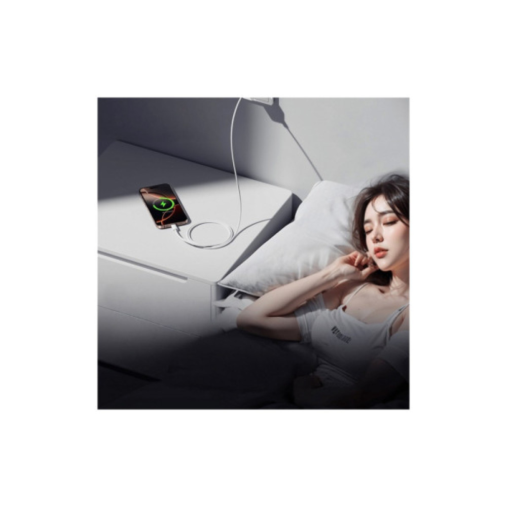 Зарядний пристрій Essager USB-C PD20W + cable USB-C to USB-C white (EFJB02-JSTT2-T)