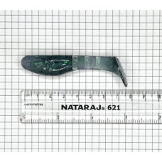 Силікон рибальський Harpoon ТЕП KOPUTO 3" 006 Прозора натурал Зелена блискітка 2шт (7407000011419)