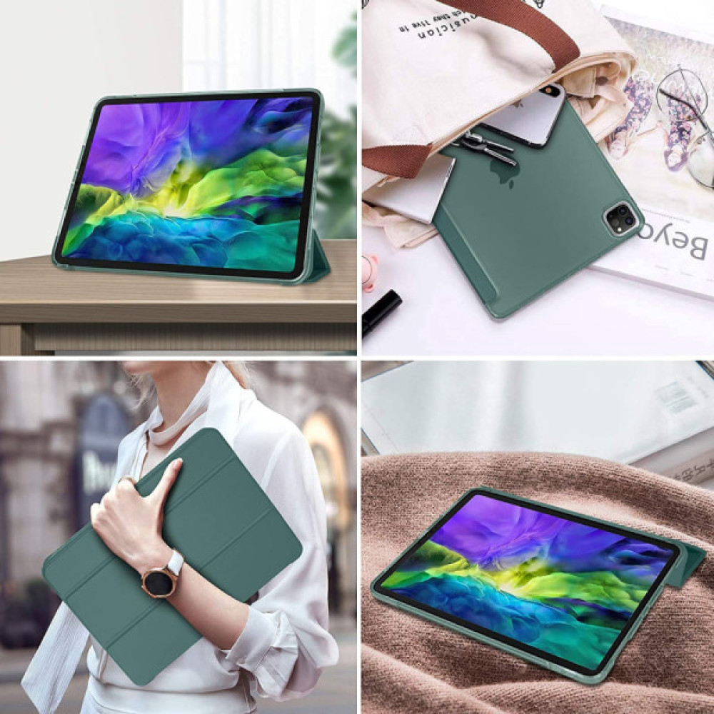 Чохол до планшета BeCover Tri Fold Hard Apple iPad Air 13" M2/M3 (2024/2025) Dark Green (711723) Чохол до планшета BeCover Tri Fold Hard Apple iPad Air 13" M2/M3 (2024/2025) Dark Green (711723)