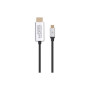 Кабель мультимедійний USB-C to HDMI M 1.5m grey Promate (hdlink-60h.grey) Кабель мультимедійний USB-C to HDMI M 1.5m grey Promate (hdlink-60h.grey)