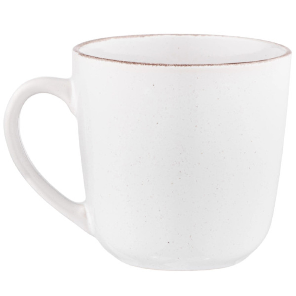 Чашка Ardesto Lazio, 400мл, кераміка, білий (AR1540W)