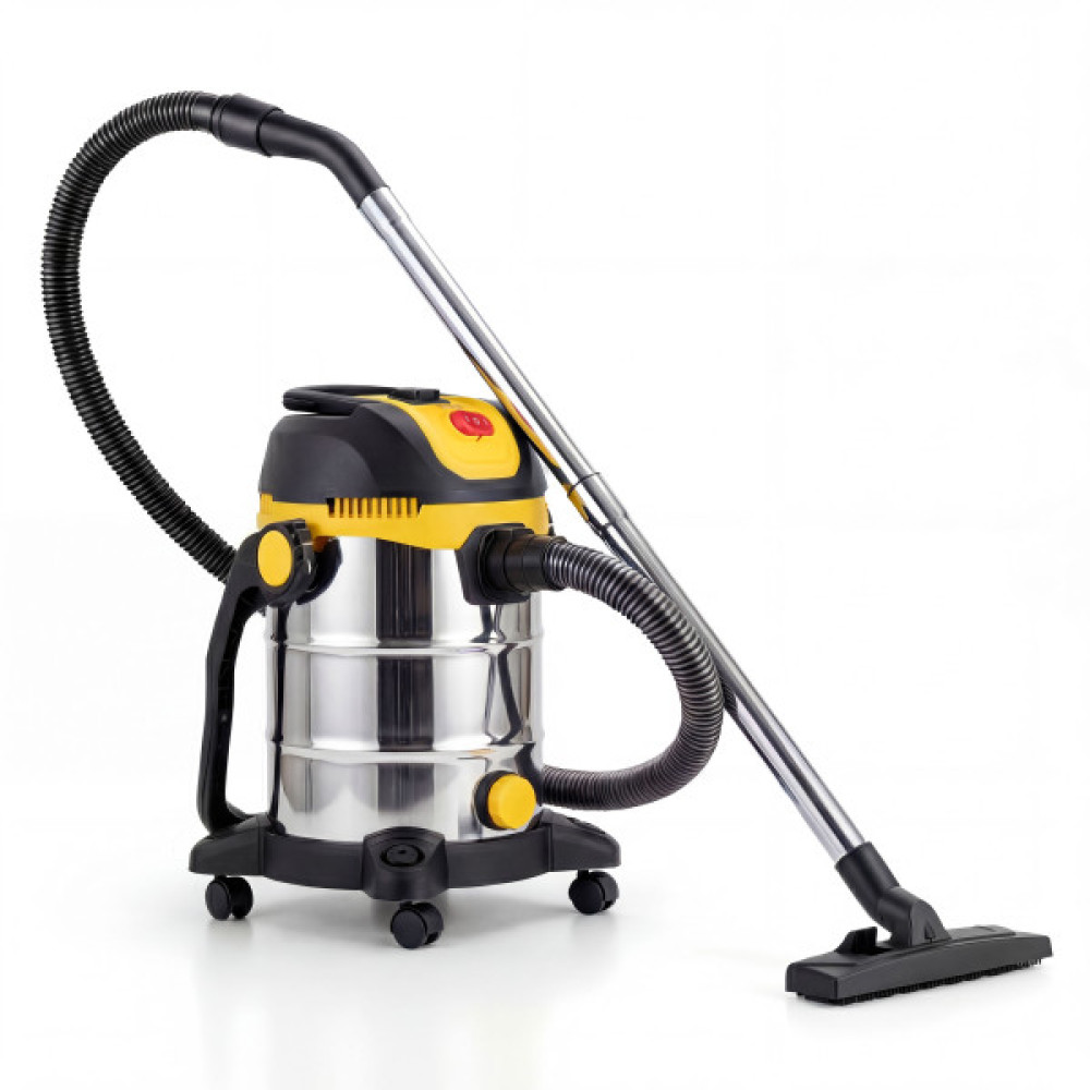 Пилосос професійний 2E PowerClean 20S 1200Вт 17кПа контейнер 20л розетка 220В/2000Вт вологе/сухе прибирання функція повітродувки IPX4 5.6кг