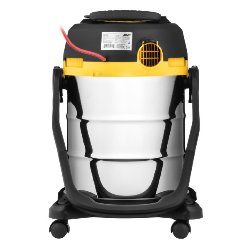 Пилосос професійний 2E PowerClean 20S 1200Вт 17кПа контейнер 20л розетка 220В/2000Вт вологе/сухе прибирання функція повітродувки IPX4 5.6кг