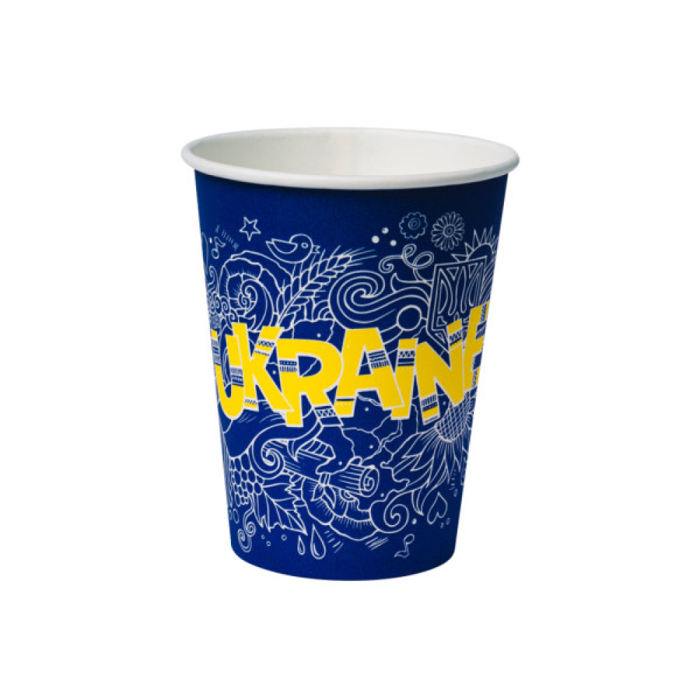 Стакани одноразові Україна PATRIOT паперові 175 мл 50 шт (CUP175PAT)