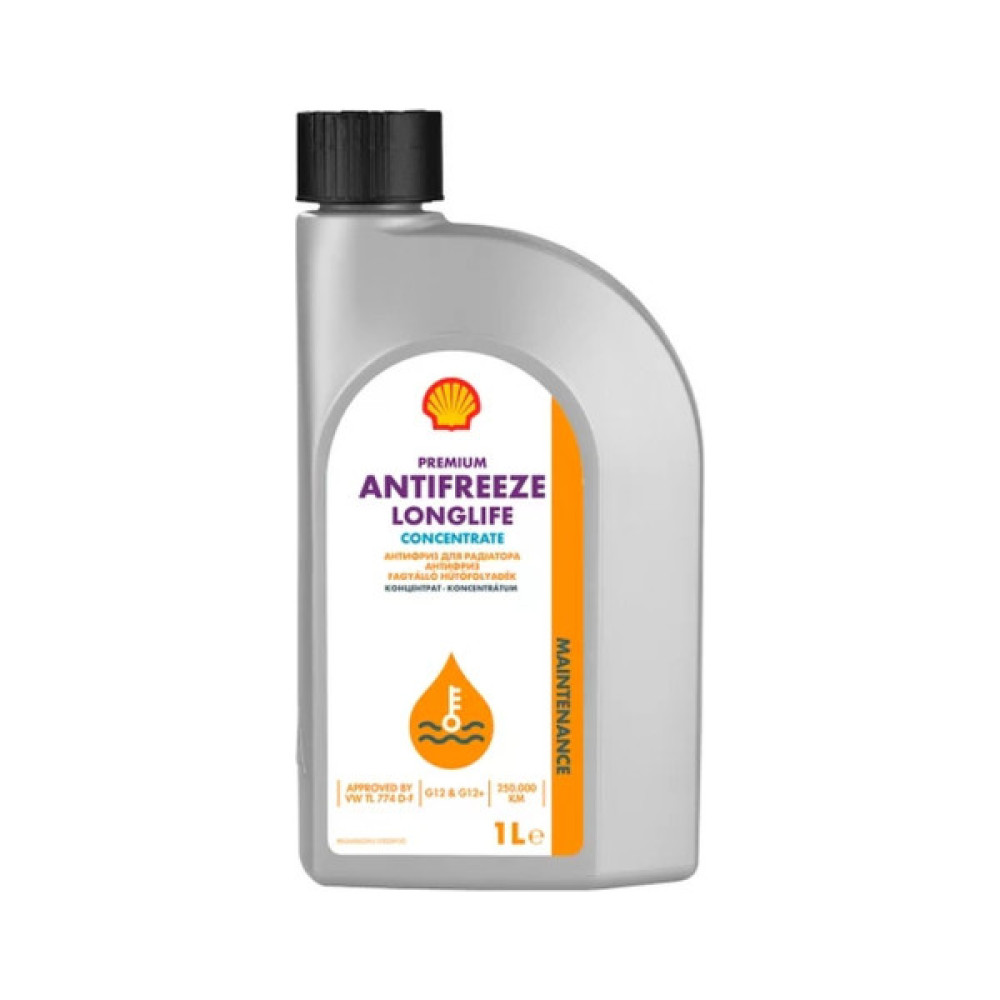 Антифриз Shell Premium LL 1л (конц. G12+ черв.) (3475)