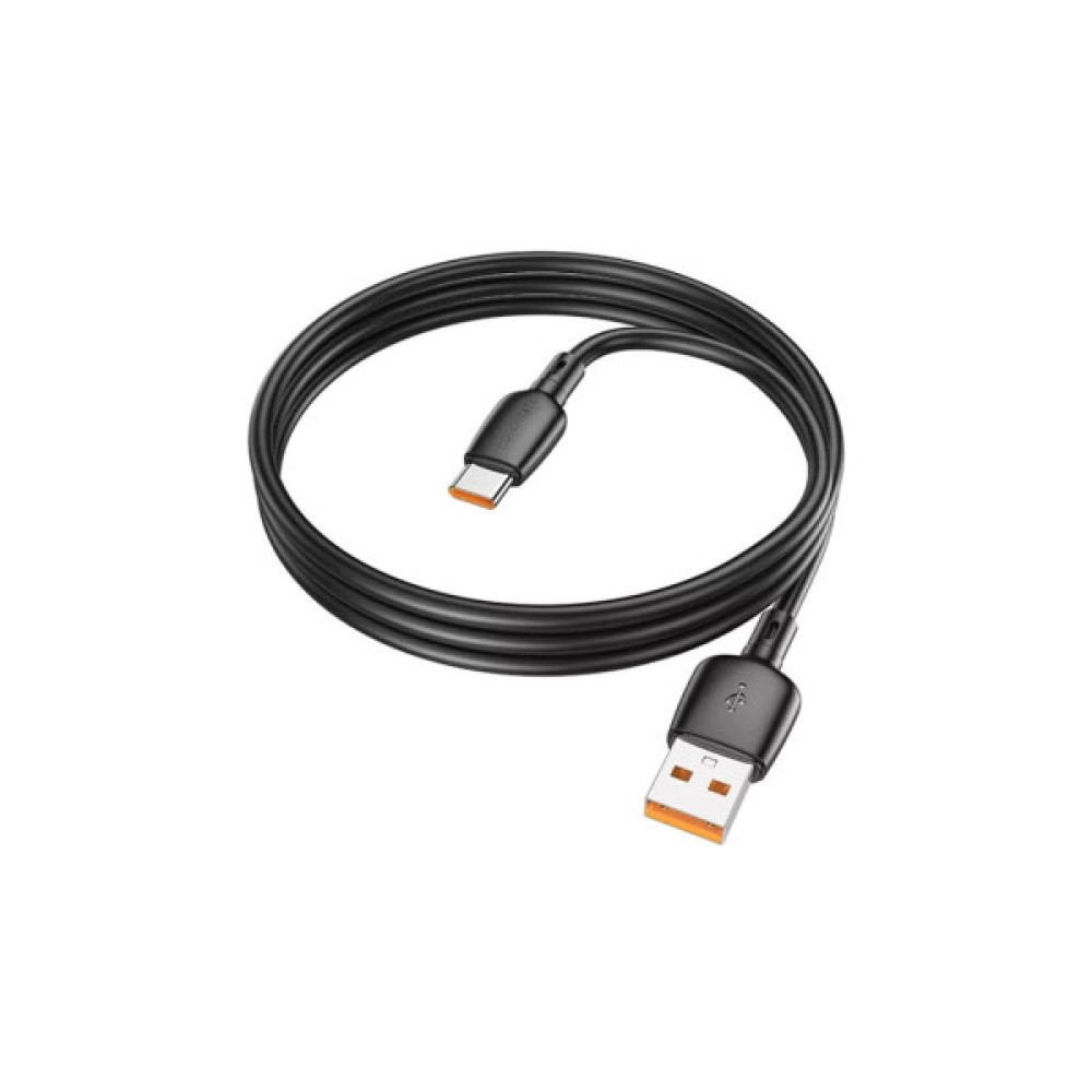 Дата кабель USB 2.0 AM to USB-C 100W black BOROFONE (6941991103179)