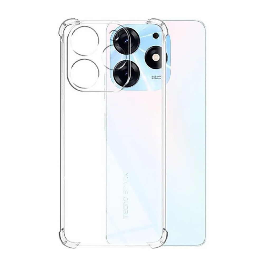 Чохол до мобільного телефона BeCover Anti-Shock Tecno Spark 10 Pro (KI7) Clear (709831) Чохол до мобільного телефона BeCover Anti-Shock Tecno Spark 10 Pro (KI7) Clear (709831)