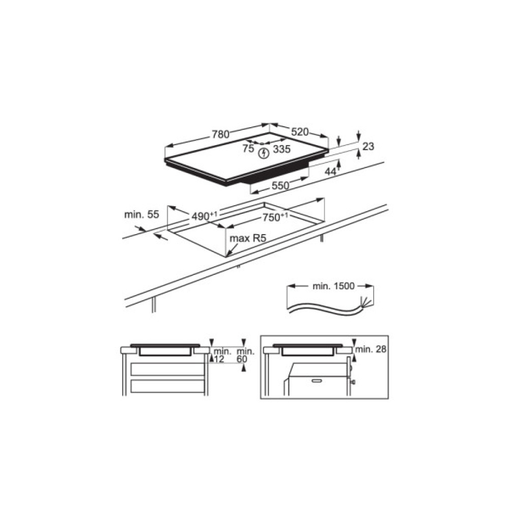 Варочна поверхня Electrolux EIP8146