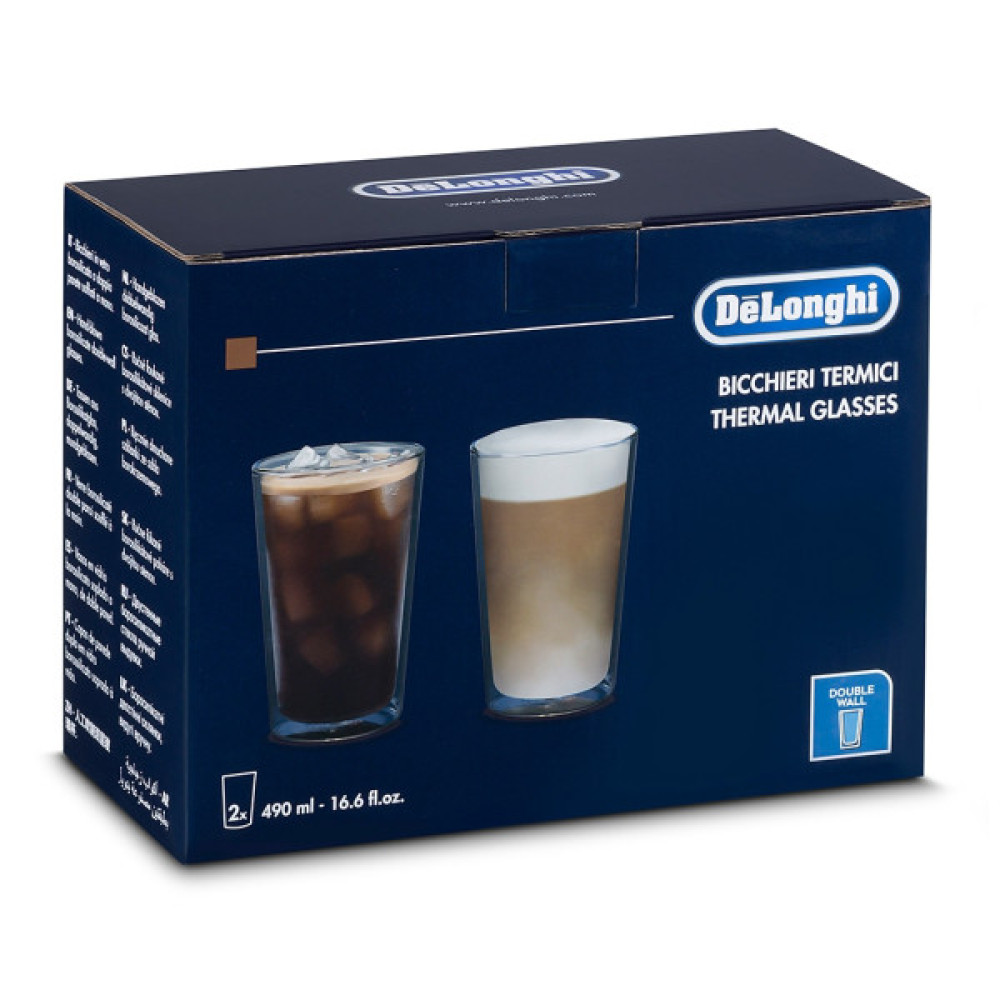 Набір склянок DeLonghi Drinks 480 мл 2 шт (AS00001404)