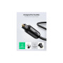 Кабель мультимедійний Optical Toslink 2.0m AV122 black Ugreen (70892)