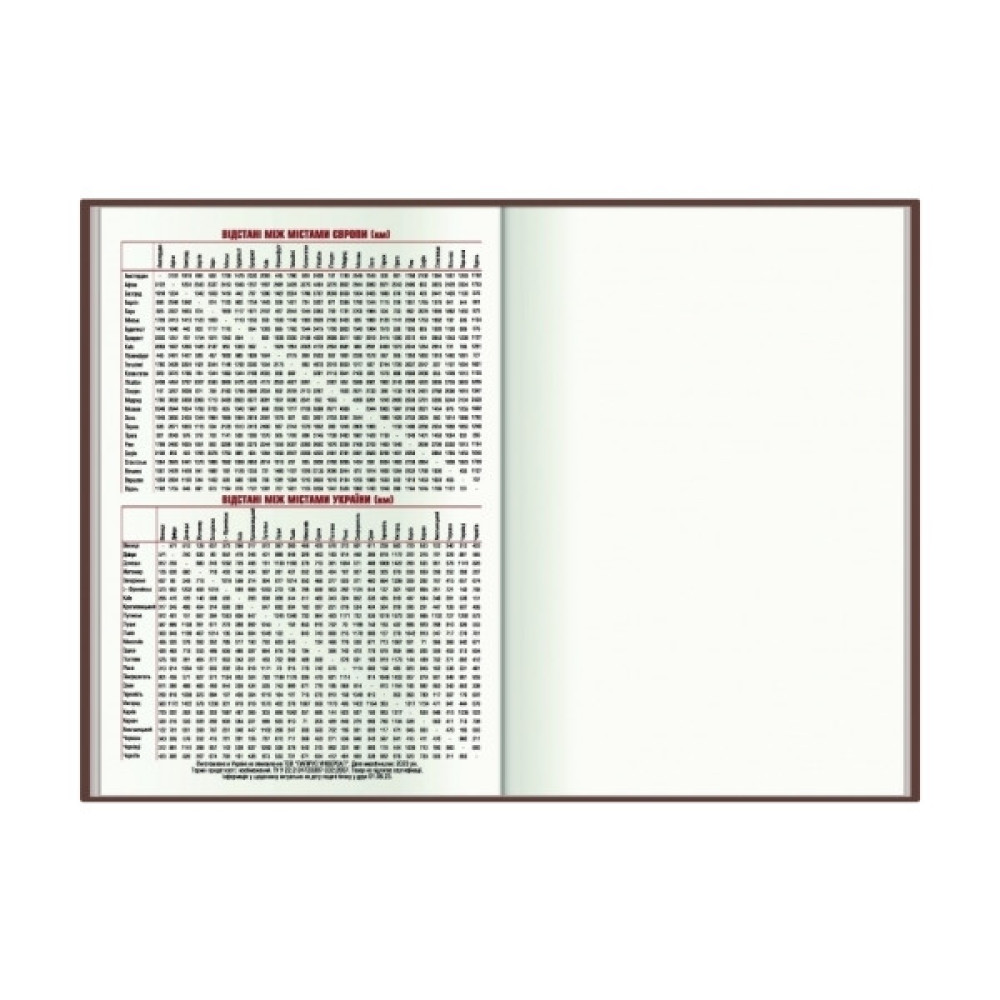 Тижневик Economix датований 2024 Spectrum, червоний А5 (E21849)