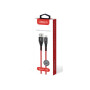 Дата кабель USB 2.0 AM to USB-C 1.2m Red Intaleo (1283126559464)