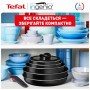Набір посуду Tefal Ingenio Easy Cook & Clean, 5 предметів, чорний (L1539543)