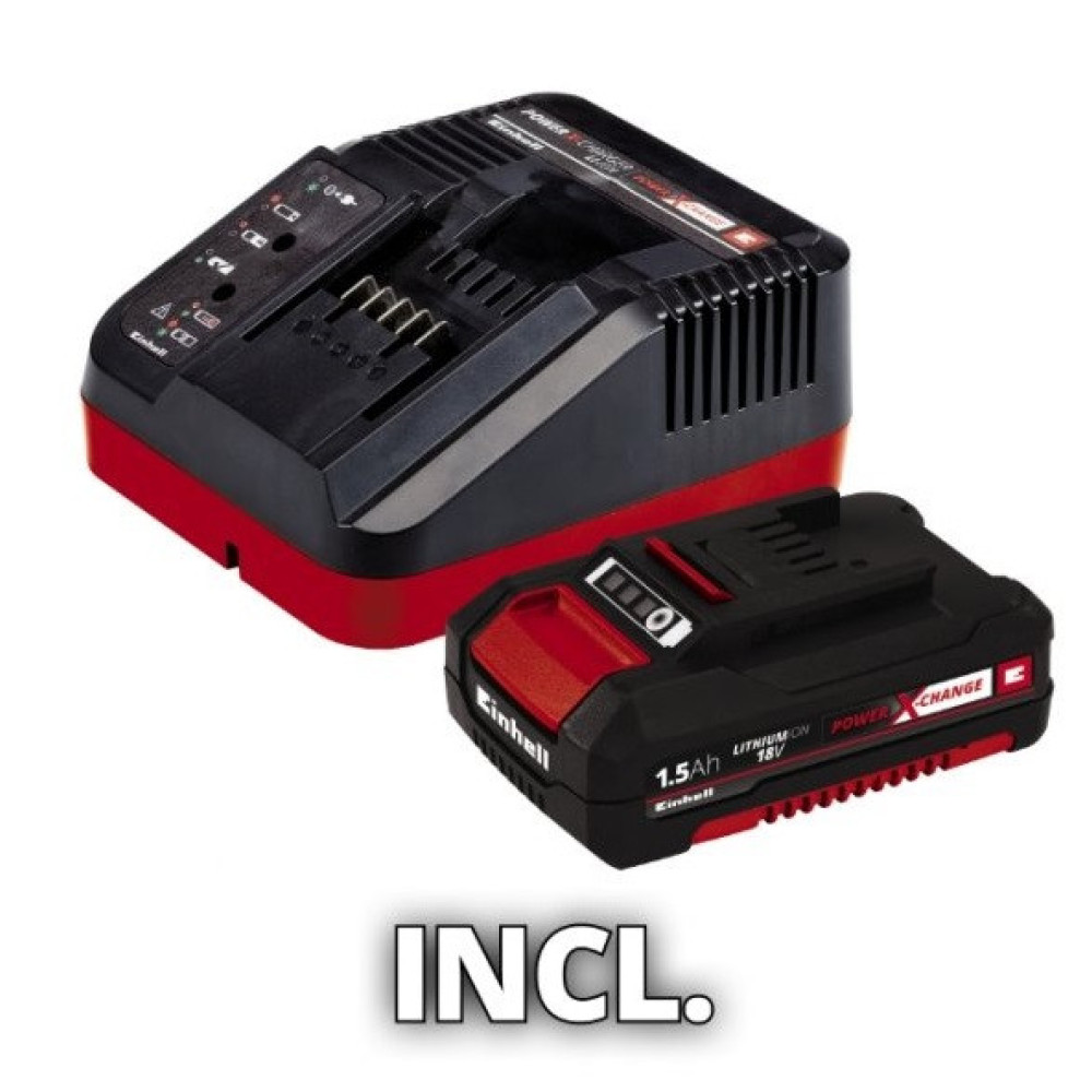 Шурупокрут-дриль акумуляторний Einhell TE-CD 18·40 Li-Solo PXC 18В 40Нм 400·1500об·хв 1.25кг без АКБ та ЗП
