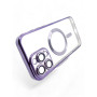 Чохол до мобільного телефона BeCover TPU Chrome Case (MagSafe) для Apple iPhone 16 Pro Purple (712084) Чохол до мобільного телефона BeCover TPU Chrome Case (MagSafe) для Apple iPhone 16 Pro Purple (712084)