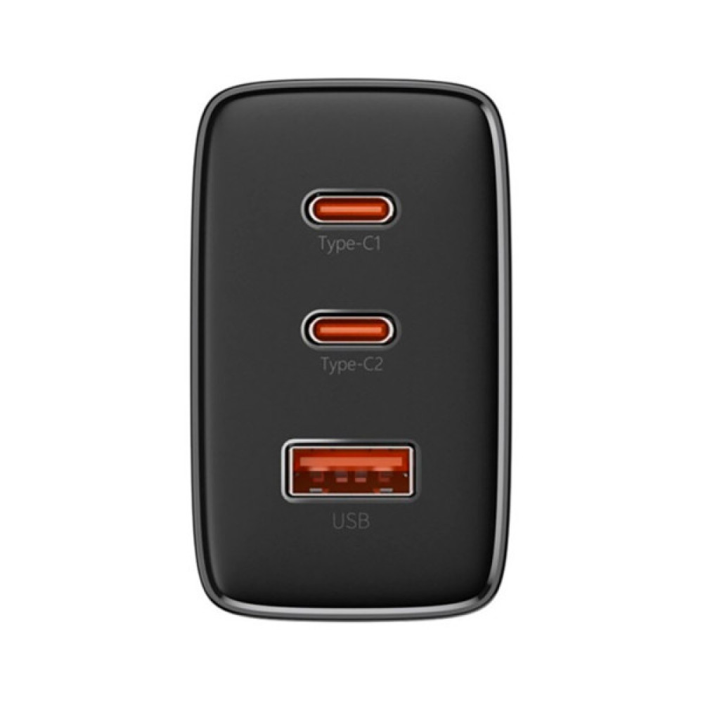 Зарядний пристрій Baseus Cube Pro Fast Charger 2C+U 65W black (P10152301113-00)