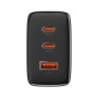 Зарядний пристрій Baseus Cube Pro Fast Charger 2C+U 65W black (P10152301113-00)