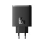Зарядний пристрій Baseus Cube Pro Fast Charger 2C+U 65W black (P10152301113-00)