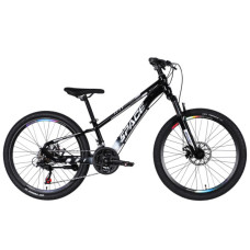 Велосипед Space 24" MERCURY DD FR рама-11" AL 2026 чорно-білий (OPS-SP-24-064)