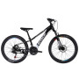 Велосипед Space 24" MERCURY DD FR рама-11" AL 2026 чорно-білий (OPS-SP-24-064)