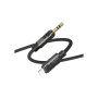Кабель мультимедійний Lightning to 3.5mm M 1.0m black BOROFONE (6941991117749)