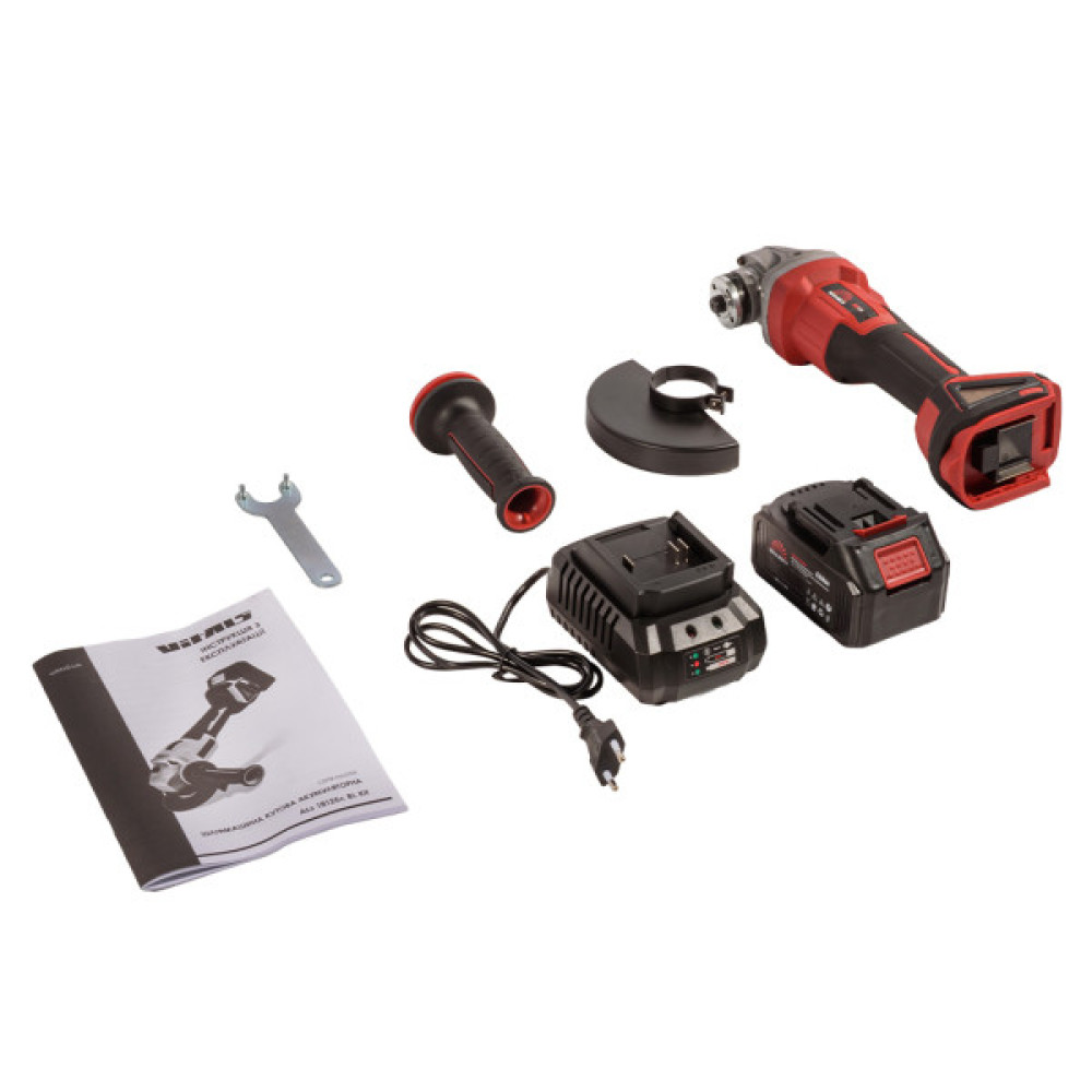 Шліфувальна машина Vitals Master, ALs 18125c BL Kit, 125мм, 18V, 4Ah, 7300об/хв, кейс, 2.55кг (235327)