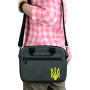 Сумка для ноутбука Porto 12'' PN12 TRIZUB DarkGreen (PN12GP_TRIZ) Сумка для ноутбука Porto 12'' PN12 TRIZUB DarkGreen (PN12GP_TRIZ)