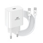 Зарядний пристрій RivaCase 1xUSB Type-C PD 20 Вт кабель Type-C white (PS4101 WD4 (White)) Зарядний пристрій RivaCase 1xUSB Type-C PD 20 Вт кабель Type-C white (PS4101 WD4 (White))
