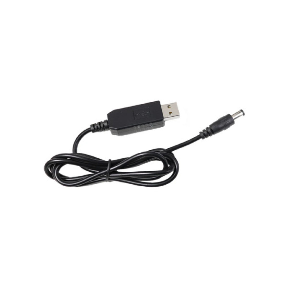 Кабель живлення USB to DC 5.5x2.1mm + 3.5x1.35mm 12V 1.0m Value (S1016)