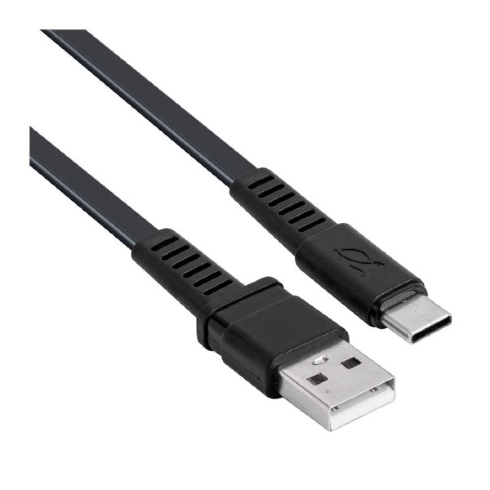 Дата кабель USB 2.0 AM to USB-C 1.2m black RivaCase (PS6002 BK12)