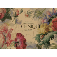 Папір для малювання Школярик для змішаних технік MUSE, A4 10 аркушів 240г/м2 (PD-A4-071)